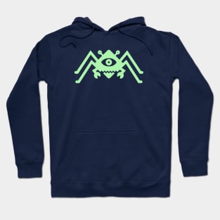 Diamond Spider Crab Pale Green Hoodie